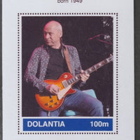 Dolantia (Fantasy) Mark Nopfler imperf deluxe sheetlet on glossy card (75 x 103 mm) unmounted mint