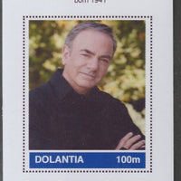 Dolantia (Fantasy) Neil Diamond imperf deluxe sheetlet on glossy card (75 x 103 mm) unmounted mint