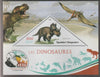 Madagascar 2019 Darwin 160th Anniversary of Publication of The Origin of Species - Dinosaurs #2 perf deluxe sheet containing one triangular value unmounted mint