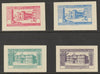 Lebanon 1964 Second Anniversary of Proclamation of Independence set of 4 undenominated imperf proofs on thin card in colours of the 'Postage' set, fine and rare as SG 265-68