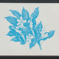 Lesotho 1984 Butterflies Christmas Butterfly 5m (top value) imperf proof in blue only unmounted mint as SG 578