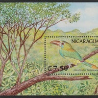 Nicaragua 1992 Birds - Toucanet perf m/sheet unmounted mint SG MS3182