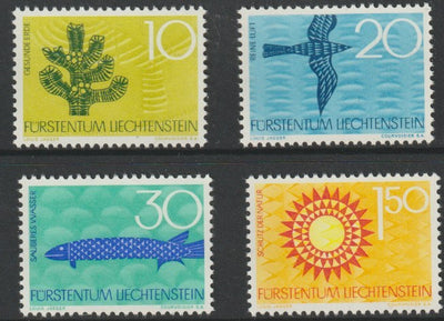 Liechtenstein 1966 Nature Protection perf set of 4 unmounted mint, SG 453-56