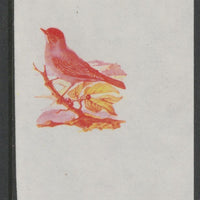 Calf of Man 1973 Birds - Blackcap 60m imperf proof in magenta & yellow only on gummed paper, unmounted mint as Rosen CA268