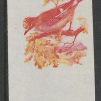 Calf of Man 1973 Birds - Jay 30m imperf proof in magenta & yellow only on gummed paper, unmounted mint as Rosen CA263