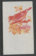 Calf of Man 1973 Birds - Jay 30m imperf proof in magenta & yellow only on gummed paper, unmounted mint as Rosen CA263