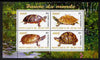 Burundi 2011 Fauna of the World - Turtles perf sheetlet containing 4 values unmounted mint