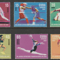Cuba 2007 Pan American Games perf set of 6 unmounted mint SG 5086-91