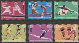 Cuba 2007 Pan American Games perf set of 6 unmounted mint SG 5086-91