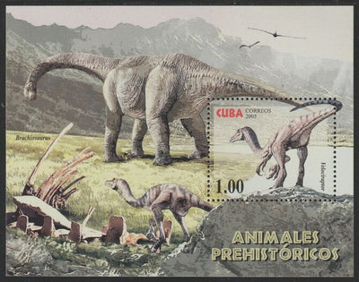 Cuba 2005 Dinosaurs perf m/sheet unmounted mint SG MS4811