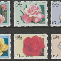Cuba 2007 Roses perf set of 6 unmounted mint SG 5118-23