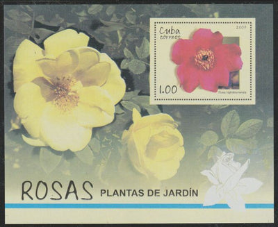 Cuba 2007 Roses imperf m/sheet unmounted mint SG MS5124