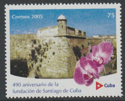 Cuba 2005 Santiago Anniversary 75c unmounted mint SG 4854