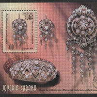 Cuba 2005 Jewellery - Pendant perf m/sheet unmounted mint SG MS4905