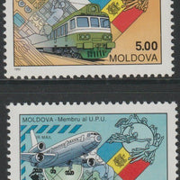 Moldova 1992 Admission to the UPU set of 2 unmounted mint, SG 55-56