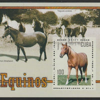 Cuba 2005 Horses perf m/sheet unmounted mint SG MS4890