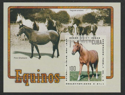 Cuba 2005 Horses perf m/sheet unmounted mint SG MS4890
