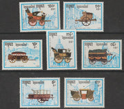 Cambodia 1989 Coaches perf set of 7 unmounted mint, SG 1020-26