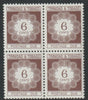 Trinidad & Tobago 1976 Postage Due 6c redrawn by Questa block of 4 unmounted mint SG D46