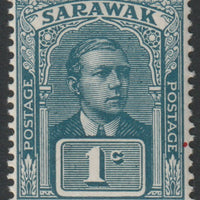 Sarawak 1918 Sir Charles Brooke unissued 1c slate-blue & slate  unmounted mint, SG 62 (Blocks available)