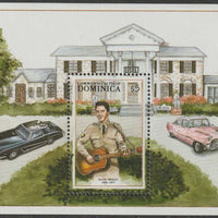Dominica 1988 Entertainers - Elvis Presley perf m/sheet unmounted mint SG MS1162B