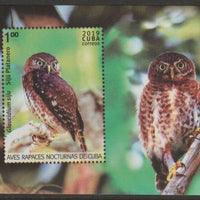 Cuba 2019 Birds of Prey imperf m/sheet unmounted mint