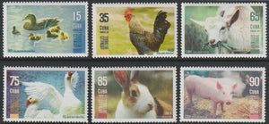 Cuba 2019 Barnyard Animals perf set of 6 unmounted mint