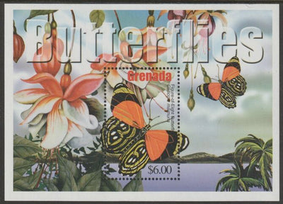 Grenada 2002 Figure of Eight Butterfly perf souvenir sheet unmounted mint SG MS4798a