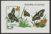 Lesotho 1990 Butterfly perf souvenir sheet unmounted mint SG MS957