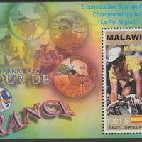 Malawi 2004 Tour de France Cycle Race Centenary perf souvenir sheet unmounted mint SG MS1030