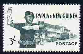 Papua New Guinea 1961-62 Traffic Policeman 3s unmounted mint SG 32