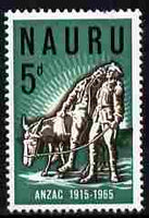 Nauru 1965 50th Anniversary of Gallipoli Landing 5d unmounted mint SG 65