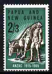 Papua New Guinea 1965 50th Anniversary of Gallipoli Landing 2s3d unmounted mint SG 76