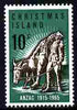 Christmas Island 1965 50th Anniversary of Gallipoli Landing 10c unmounted mint SG 21