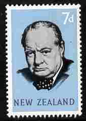 New Zealand 1966 Churchill Commemoration 7d unmounted mint SG 829