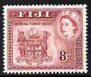 Fiji 1953 Royal Visit 8d Arms unmounted mint, SG 279