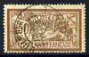 France 1900-06 Merson 50c cinnamon (with lavendar omitted) fine used centred low, SG 305a