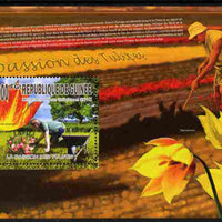 Guinea - Conakry 2010 The Passion of Tulips perf m/sheet unmounted mint