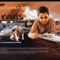 Guinea - Conakry 2010 The Passion for Trains perf m/sheet unmounted mint