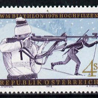 Austria 1978 Biathlon Championship unmounted mint, SG 1801*