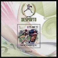 Mozambique 2010 Sport - Baseball perf m/sheet unmounted mint