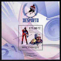 Mozambique 2010 Sport - Winter Games - Men perf m/sheet unmounted mint