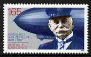 Germany - West 1992 75th Death Anniversary of Ferdinand von Zeppelin 165pf unmounted mint SG 2443