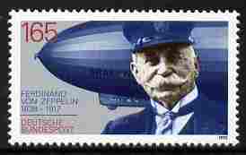 Germany - West 1992 75th Death Anniversary of Ferdinand von Zeppelin 165pf unmounted mint SG 2443