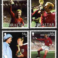 Gibraltar 2002 Football World Cup - England's Victory perf set of 4 unmounted mint SG 1006-1009