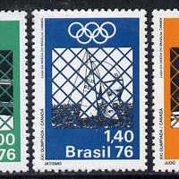 Brazil 1976 Montreal Olympic Games set of 3, SG 1586-88*