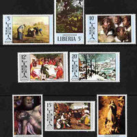Liberia 1969 Paintings (2nd series) set of 8 unmounted mint, SG 1010-17