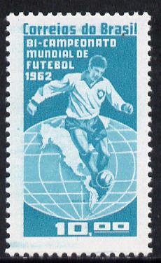 Brazil 1962 Football (Brazil's Victory) unmounted mint SG 1071*