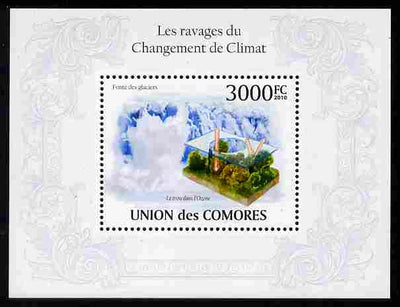 Comoro Islands 2009 Climate Change perf m/sheet unmounted mint, Michel BL 584