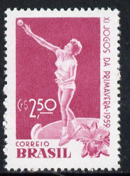 Brazil 1959 Spring Games (Shot) unmounted mint SG 1011*